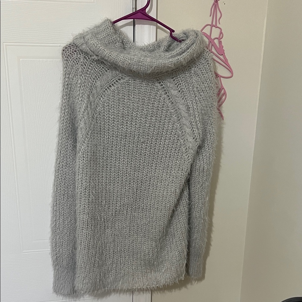 Daytrip Gray Cowl & Turtleneck Sweaters